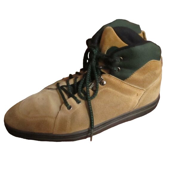 Vintage Women’s Hiking Boots 10 1990's ROCK ROAD Brown Suede Trail Outdoor - Picture 3 of 11